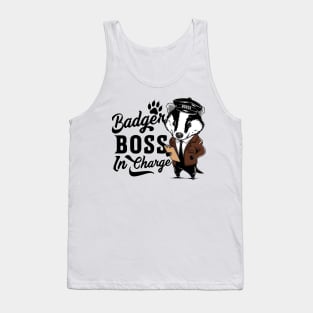 Badger Boss in a charge Tank Top